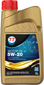 77 LUBRICANTS MOTOR OIL SYNTHETIC 5W-20 1L