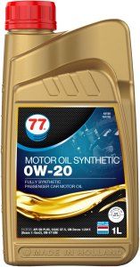 77 LUBRICANTS MOTOR OIL SYNTHETIC 0W-20 1L