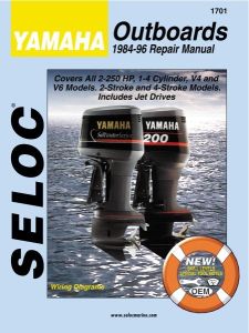 Sierra korjaamo käsikirja Yamaha 2-250hv 2t